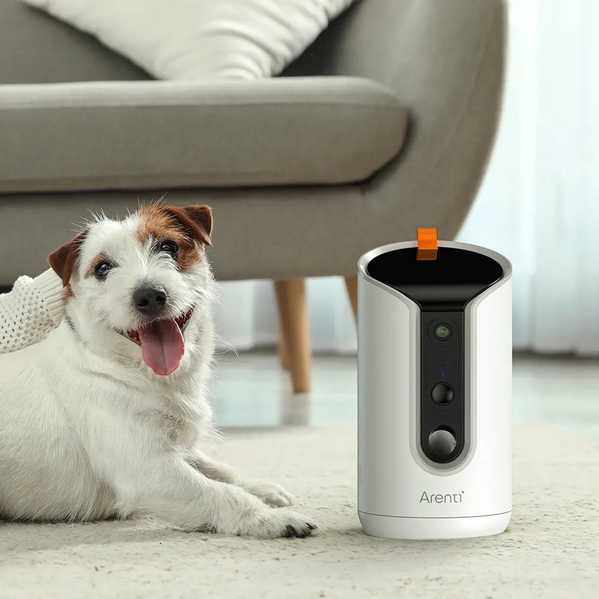 Arenti Petcam met Snackdispenser