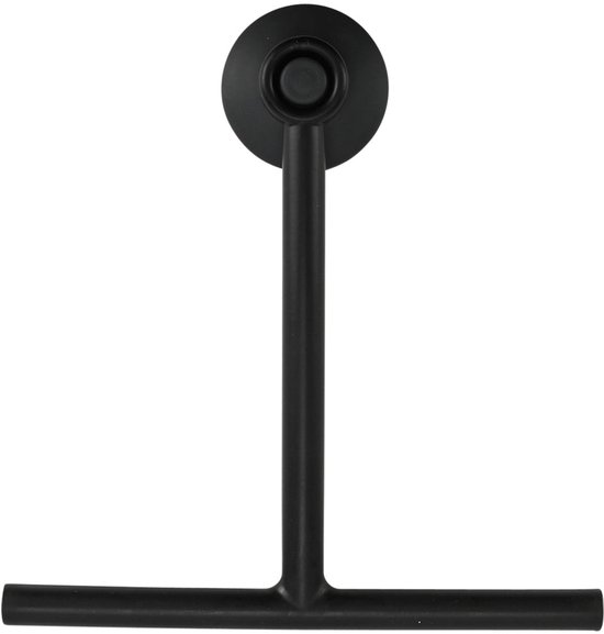 Wisser - met Zuignap - Zwart - Douchewisser