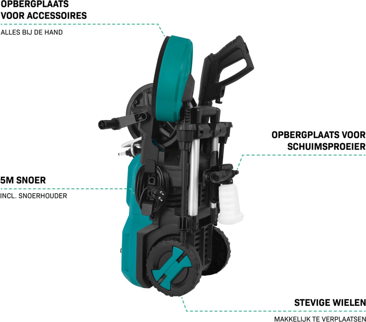 VONROC Hogedrukreiniger compleet met drukregelaar - Image 5