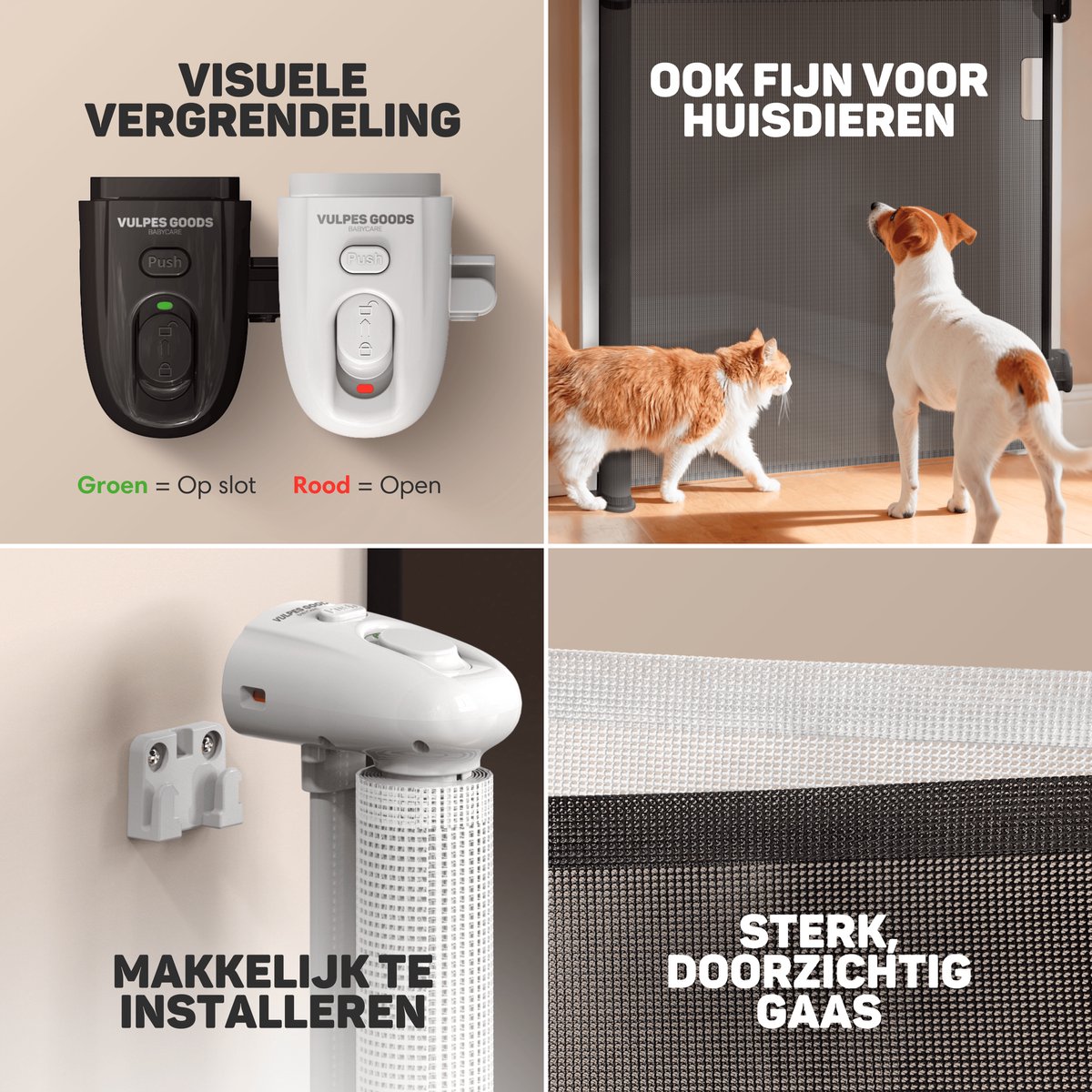 Trap-/kinderhekje - Oprolbaar - Image 2