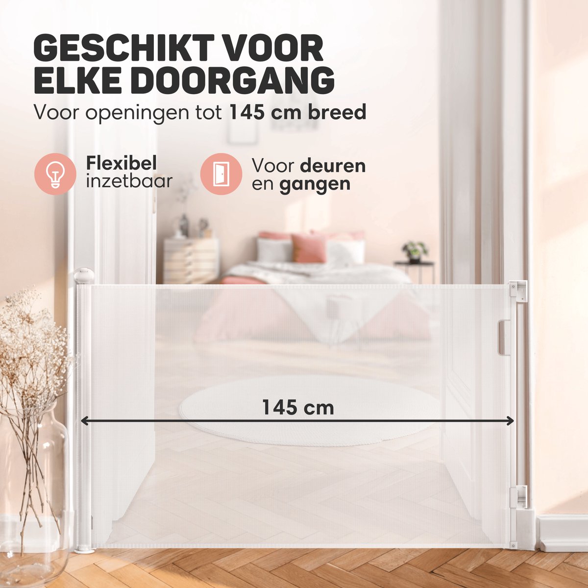 Trap-/kinderhekje - Oprolbaar - Image 3