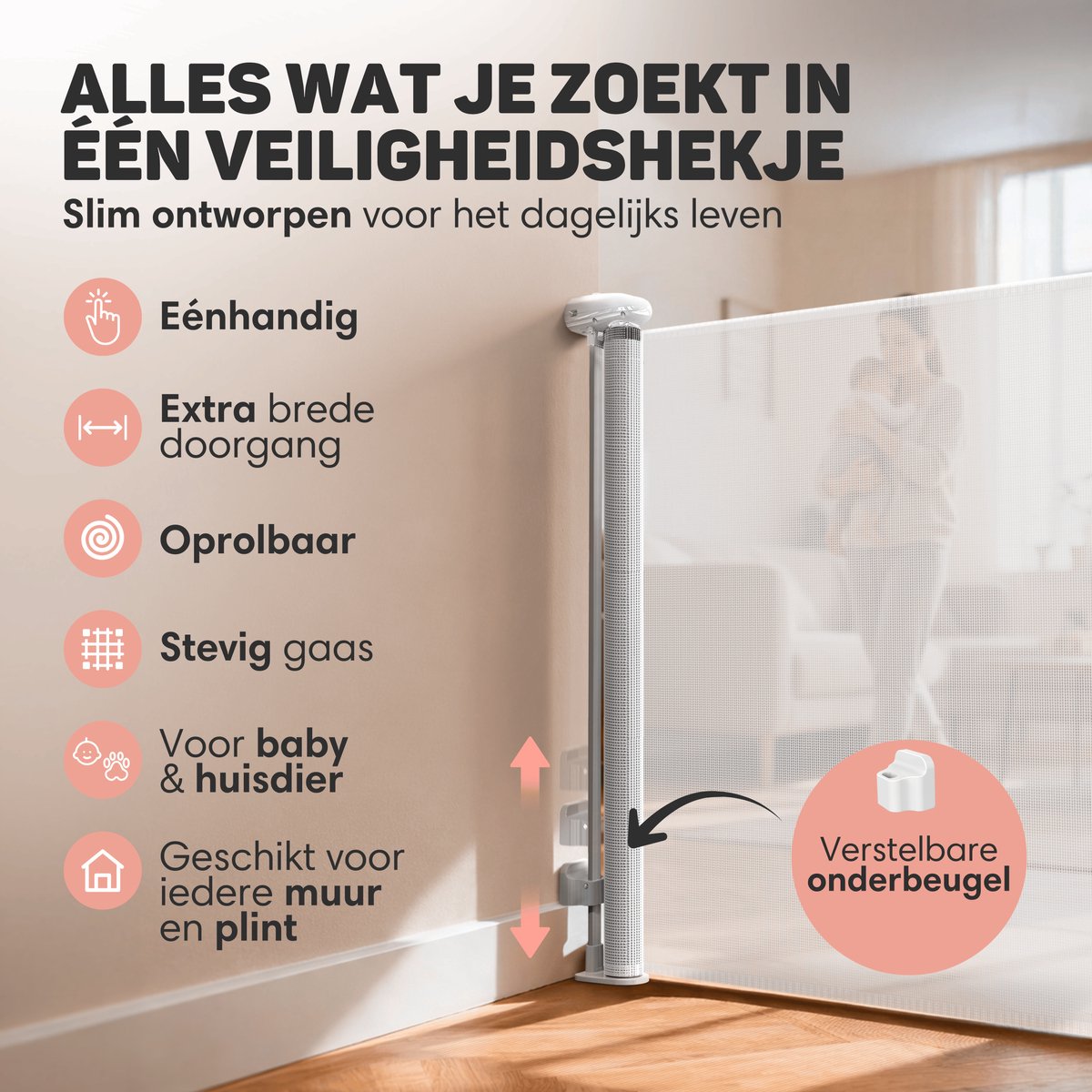 Trap-/kinderhekje - Oprolbaar - Image 5