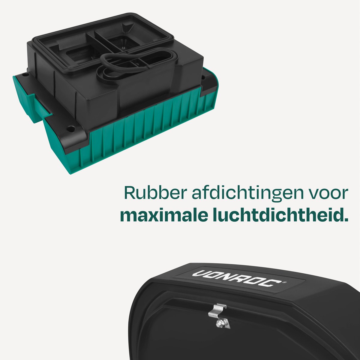 VONROC bouwstofzuiger nat/droog 1600W - Image 1