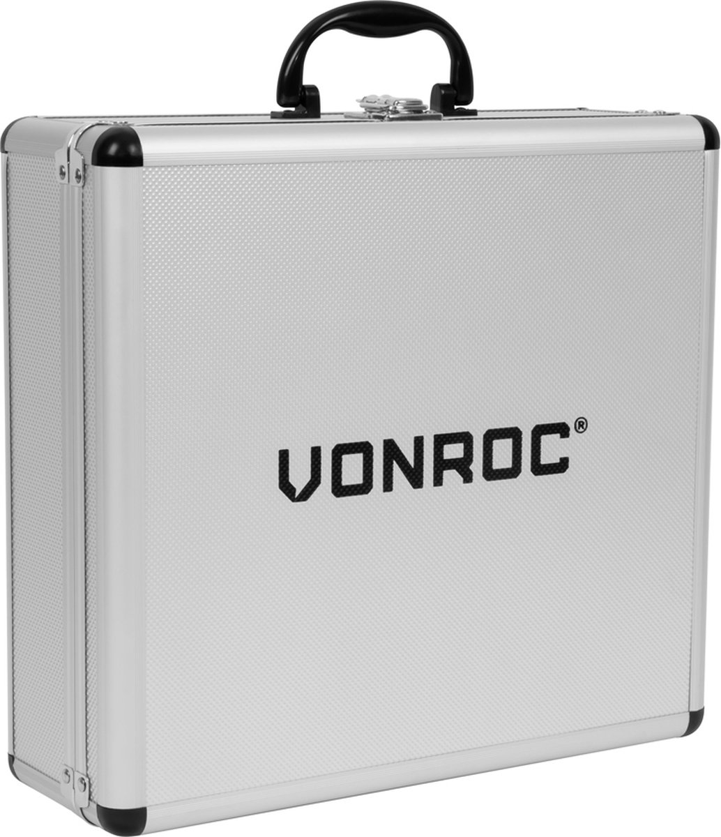 VONROC Accuboormachine 20V met accessoires en koffer - Image 4