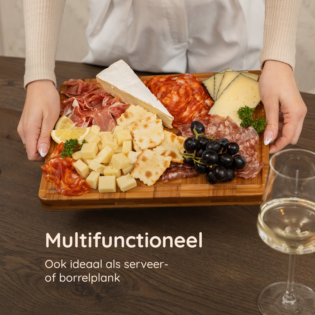 Deleca 3-delige Snijplankenset met houder - Image 4