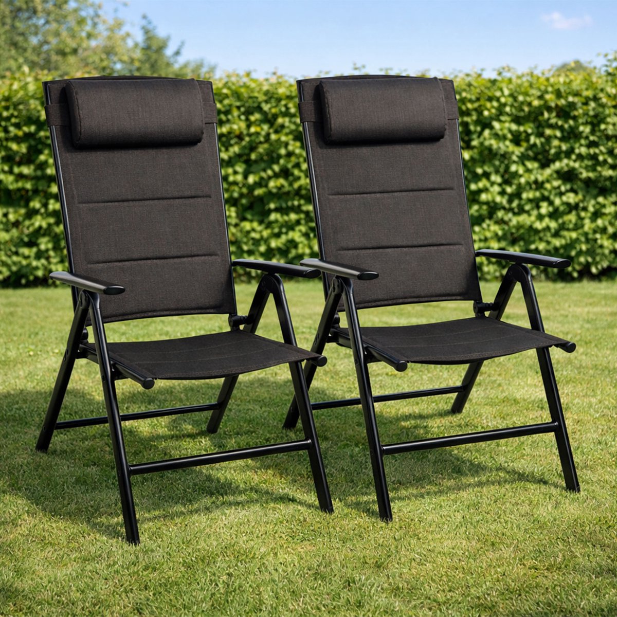 FlinQ Opvouwbare stoel Luma (2 stuks)