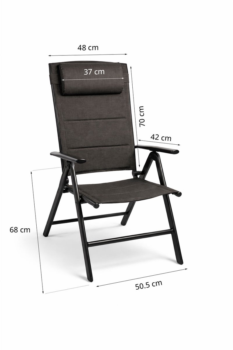 FlinQ Opvouwbare stoel Luma (2 stuks) - Image 1