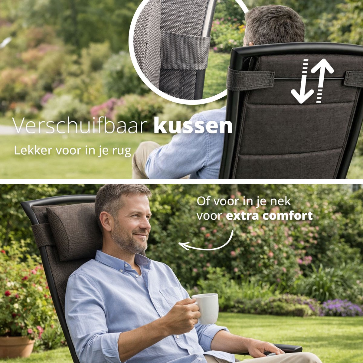 FlinQ Opvouwbare stoel Luma (2 stuks) - Image 2