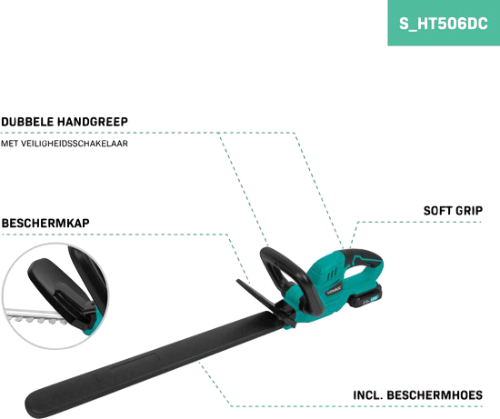 VONROC Accu Heggenschaar - Image 2