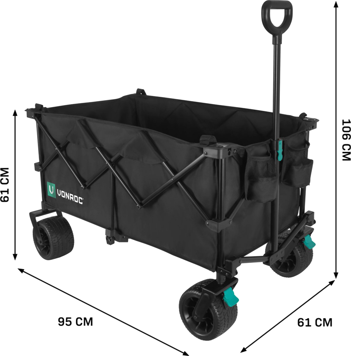 VONROC Bolderkar Opvouwbaar - Image 3